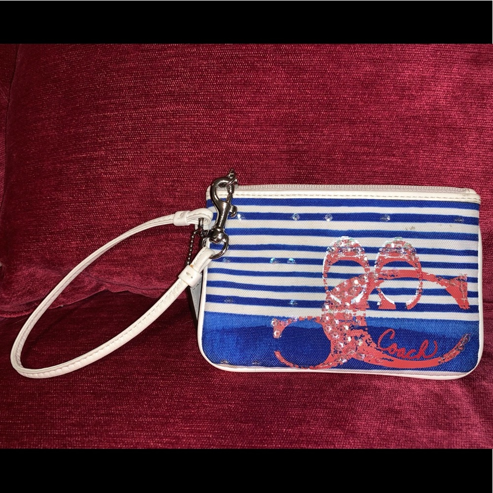 Vintage Coach wristlet